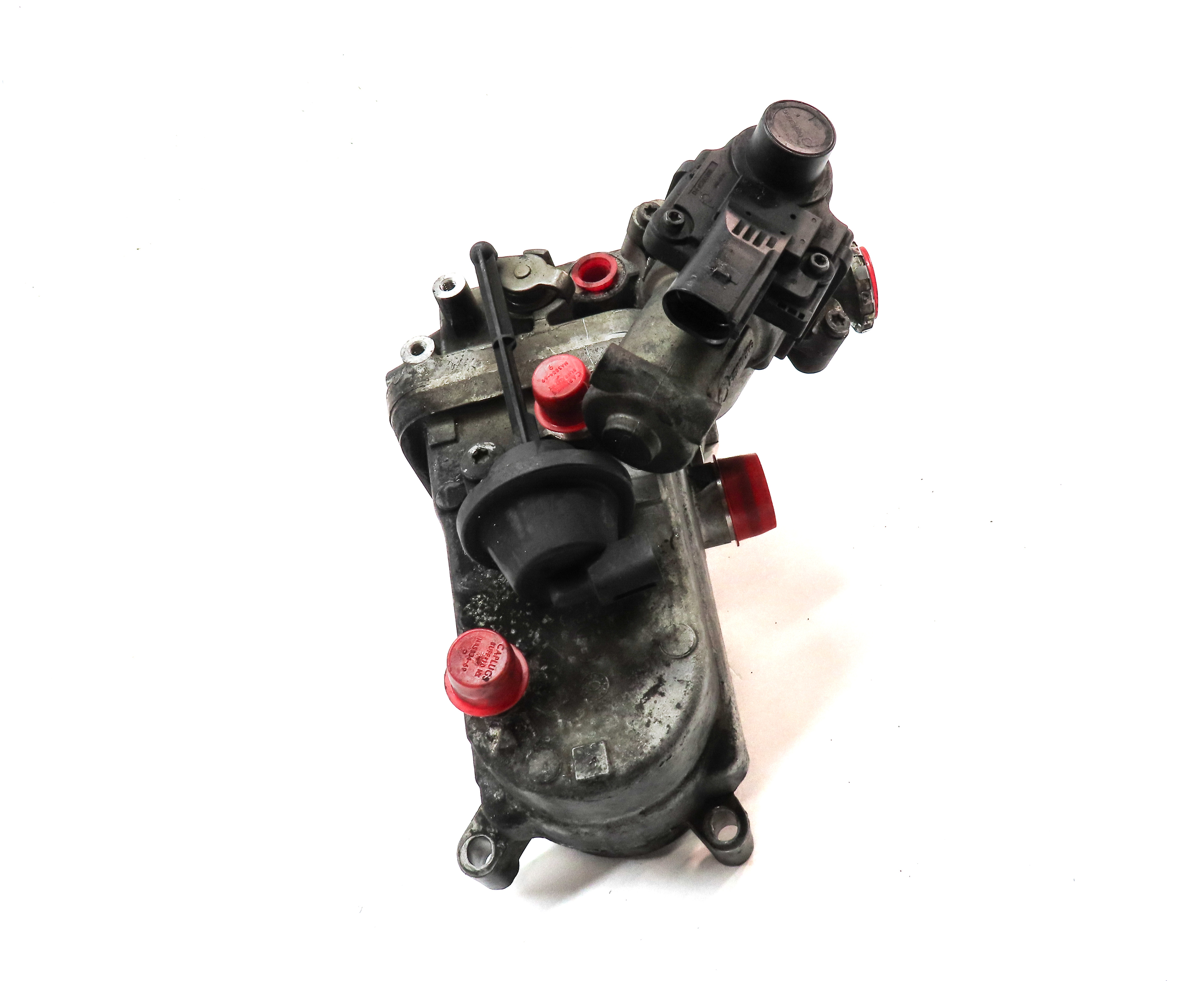 2012 AUDI Q7 (4L) 3.0L DIESEL (CATA) ENGINE EGR COOLER w/ ACTUATOR — exact item pictured